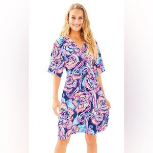 Lilly Pulitzer Parigi Dress | Nauti Navy Boho Bateau | Size XL | Worn Once